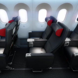 Enjoy More Space in Premium Economy